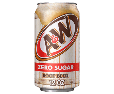 Diet A&W Root Beer, 12 fl oz – 12 Cans pack